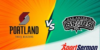 Portland Trail Blazers vs San Antonio Spurs, NBA 2023-24  