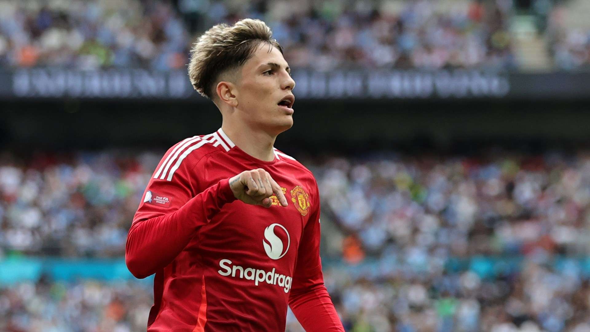 Garnacho follows Best example with Man Utd strike at Wembley  
