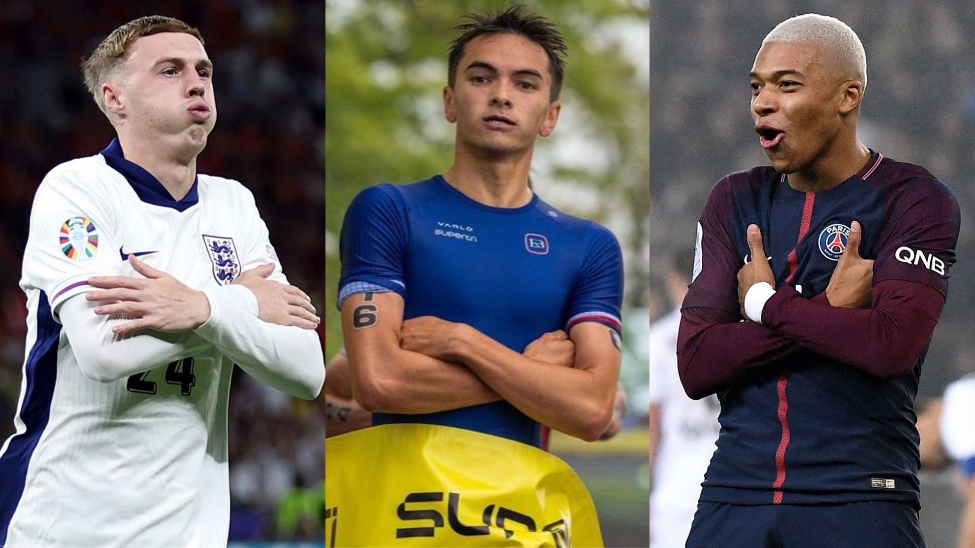 Mbappe or Palmer? Olympic gold medallist merges celebrations  