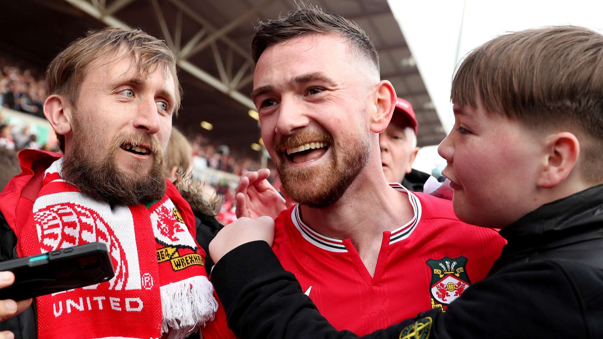 Wrexham's Marriott wins Goal of the Month for August  