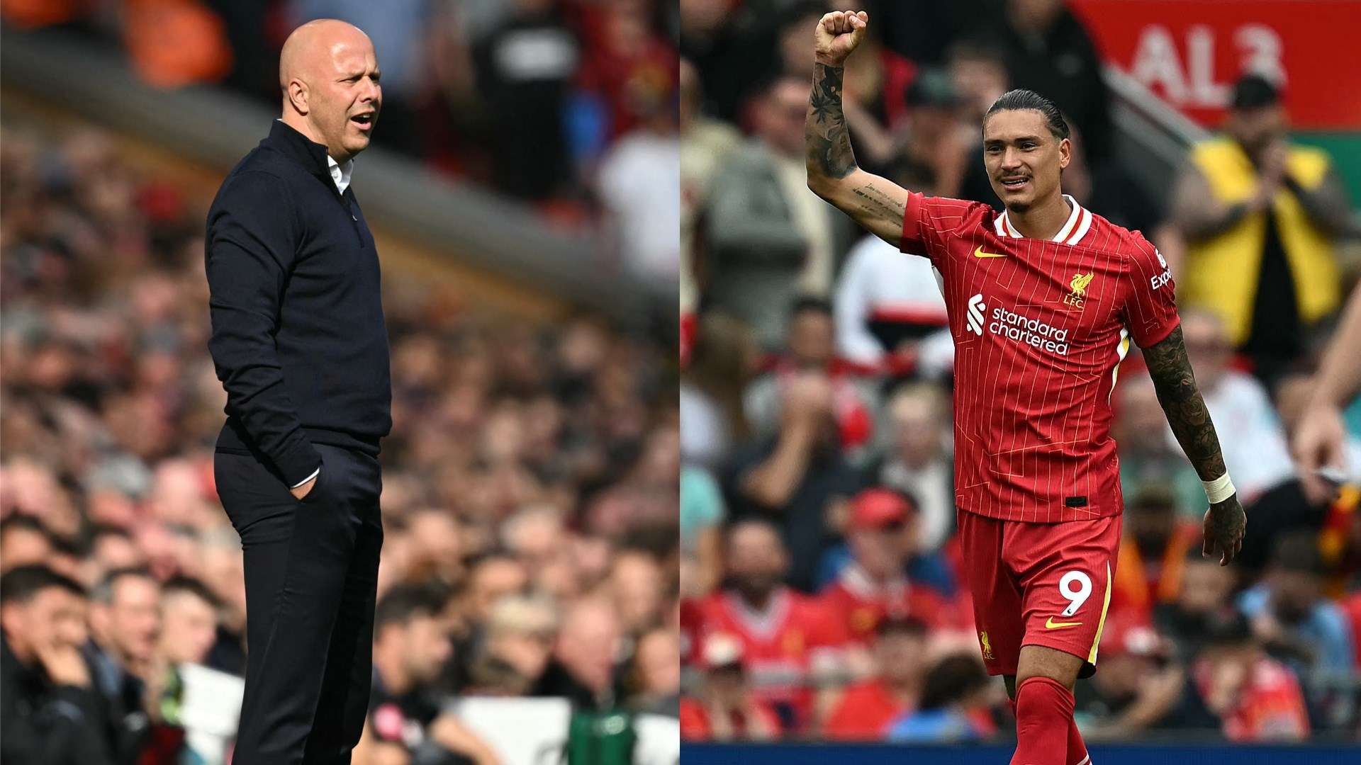 'Why does he shoot?' - Slot's shock reaction to Nunez strike  