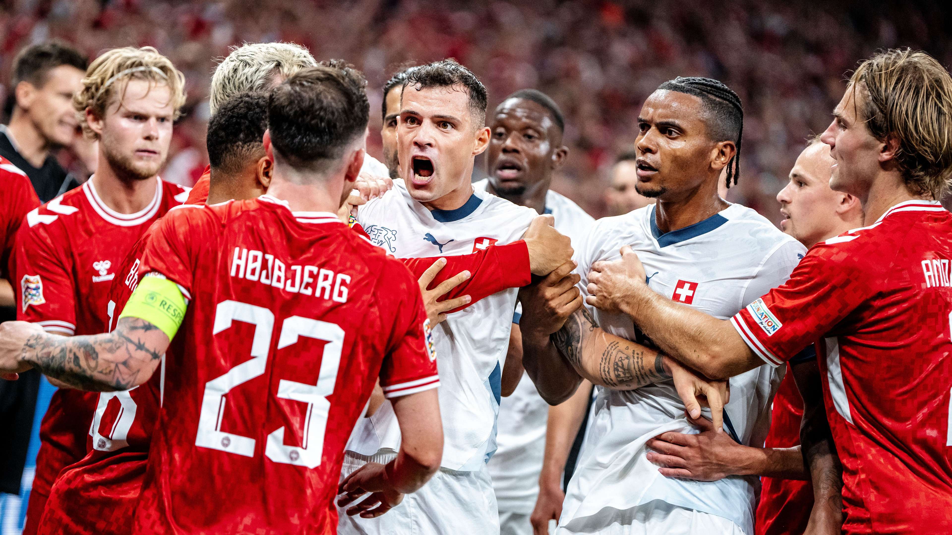 Xhaka branded a "bit of a b****" after latest sending off  
