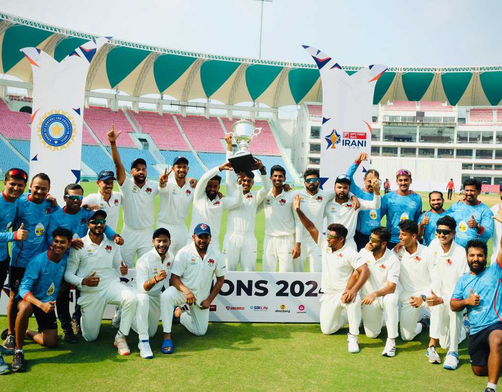 Mumbai clinch Irani Cup on first-innings lead  