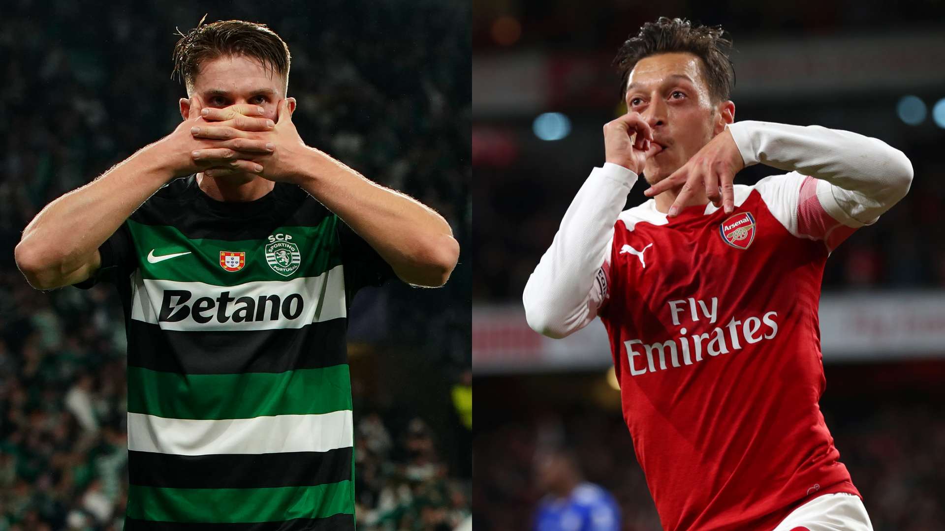Gyokeres gets Ozil's approval after copying ‘bounce’ trick  