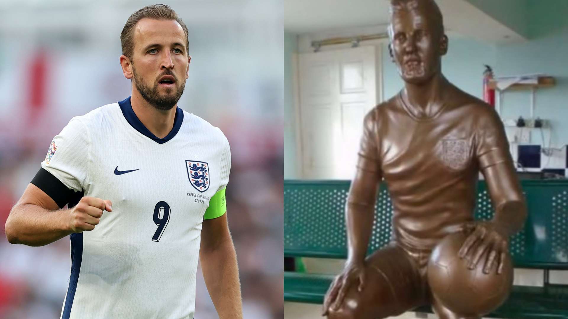 Kane ‘stuff of nightmares’ statue which cost £7k unveiled  