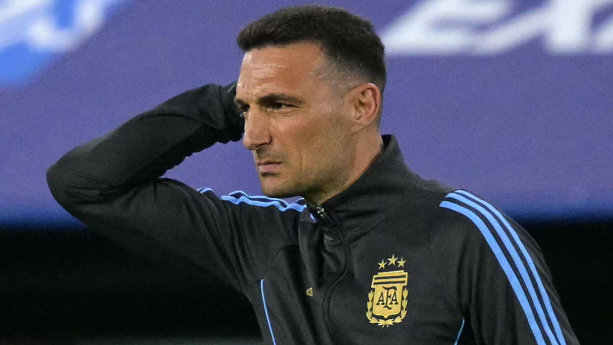 Scaloni misses Argentina press conference due to health issue  