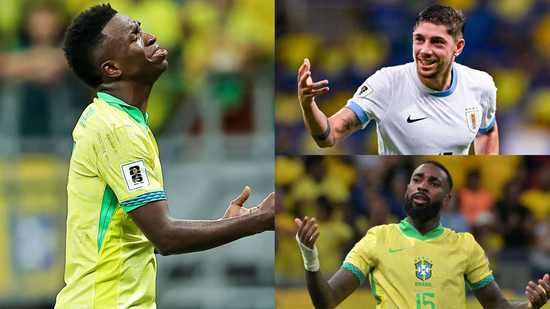 Vini outshone by Valverde as Brazil held by Uruguay  