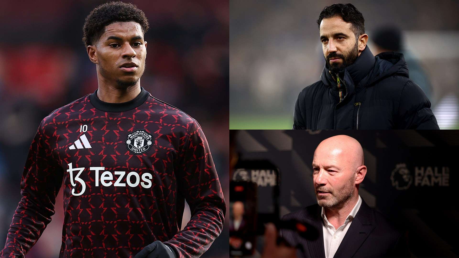 Shearer tells Man Utd who to back in Rashford vs Amorim debate  