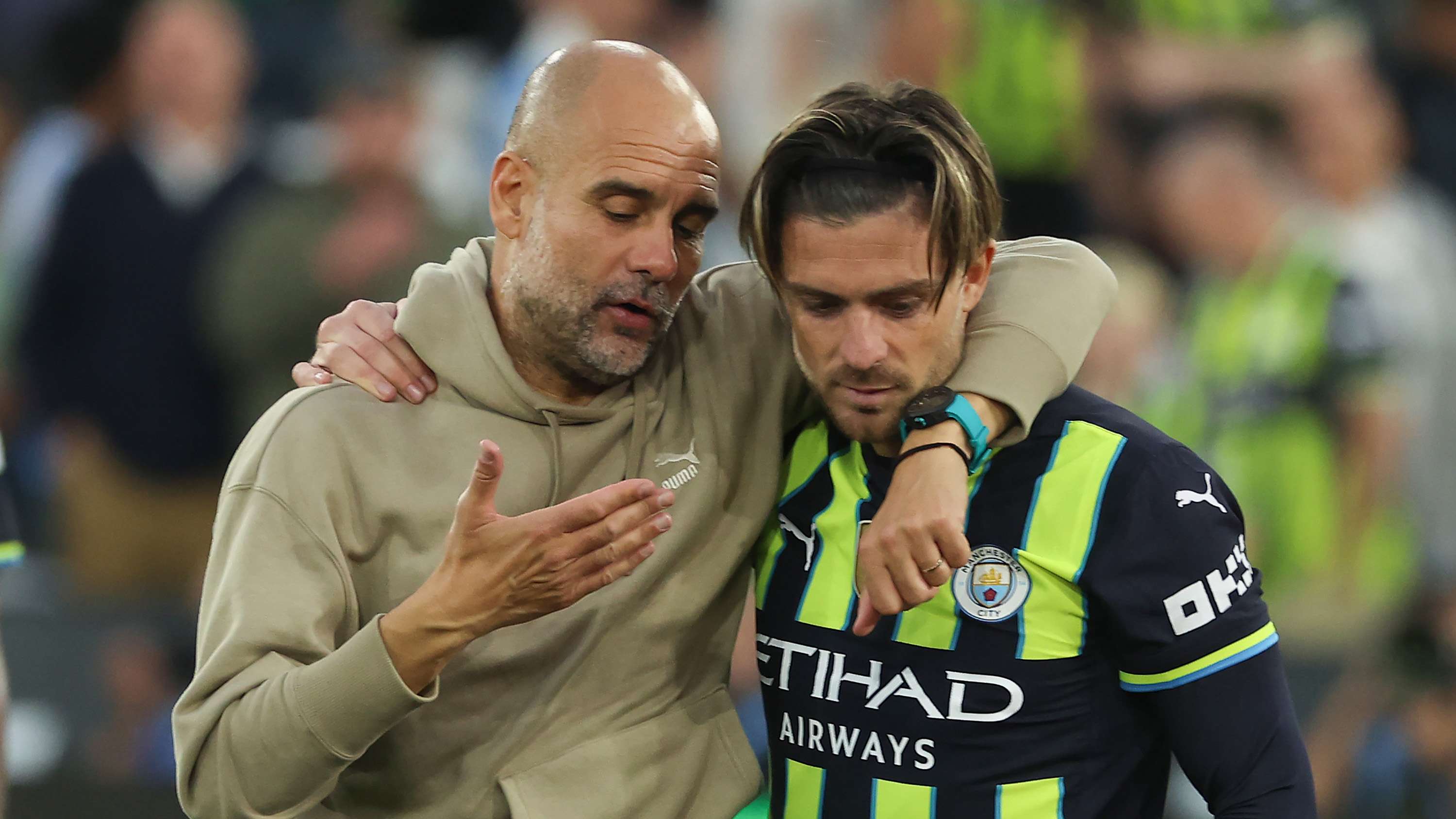 Guardiola 'sucking the football' out of Grealish  