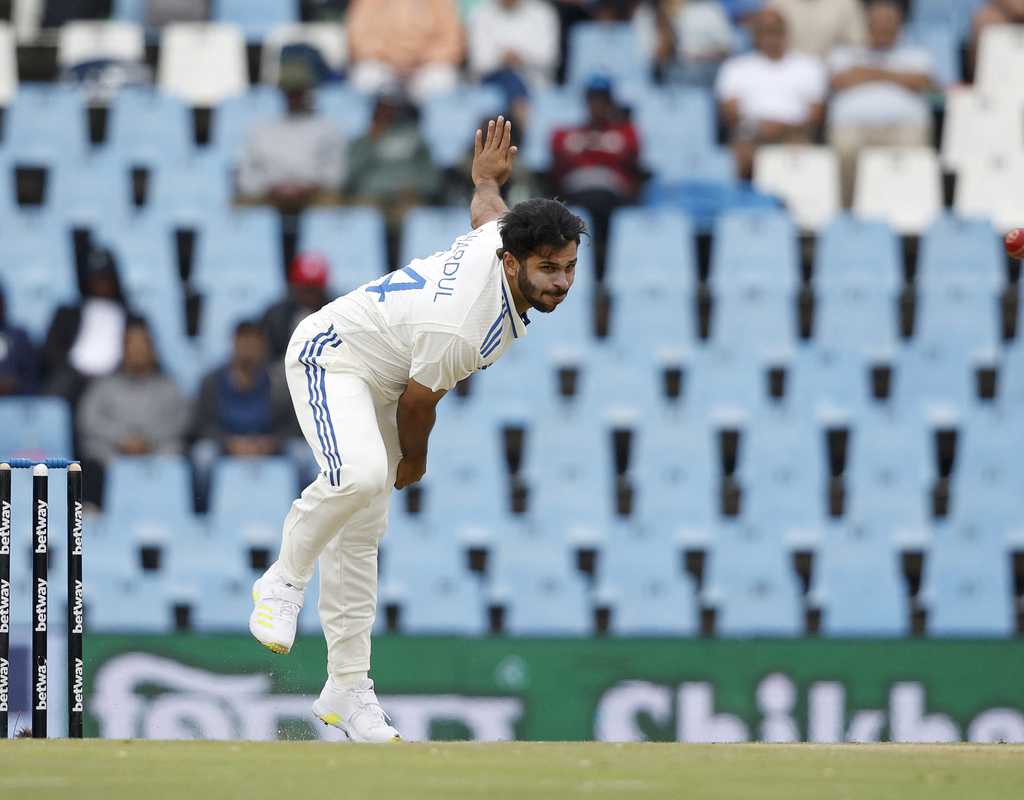 Shardul hat-trick wraps up Meghalaya for 86  