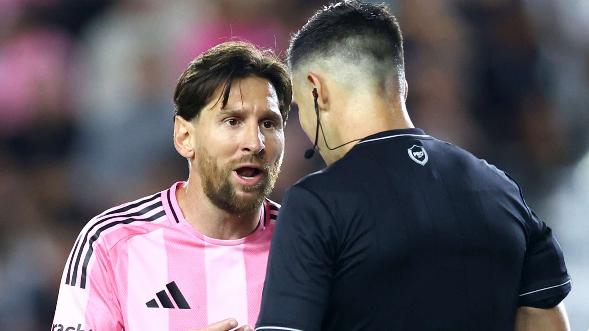 Revealed: What Messi said during angry exchange with MLS ref  