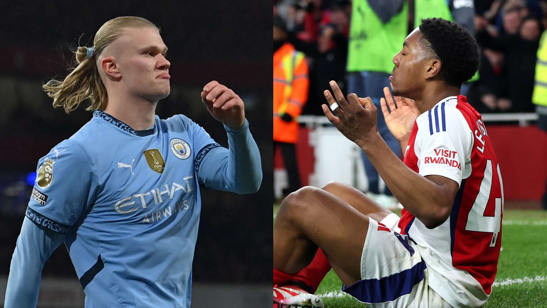 Lewis-Skelly savagely trolls Haaland after Arsenal goal  