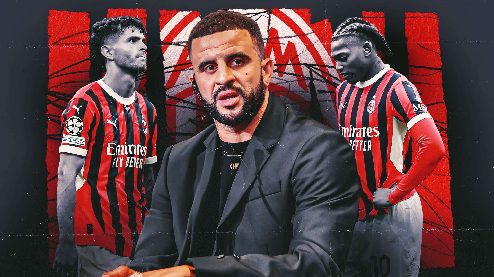 Walker swaps crisis clubs as chaotic AC Milan prepare for Inter  