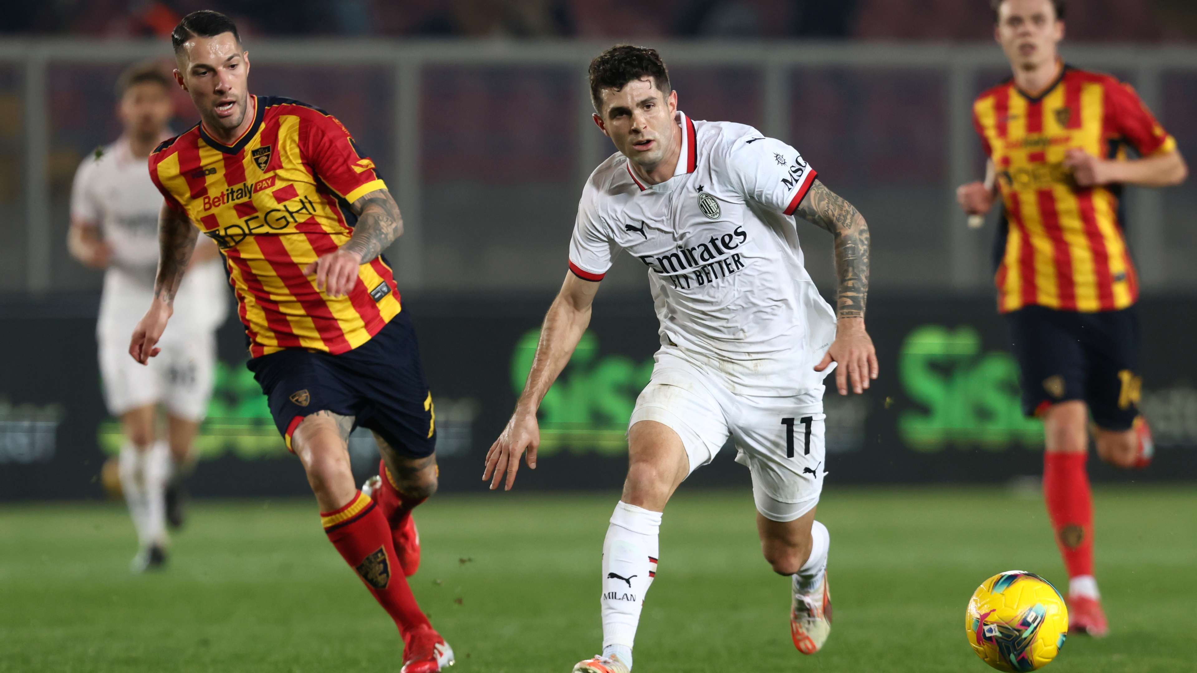 USMNT's Pulisic inspires comeback win for Milan vs. Lecce  