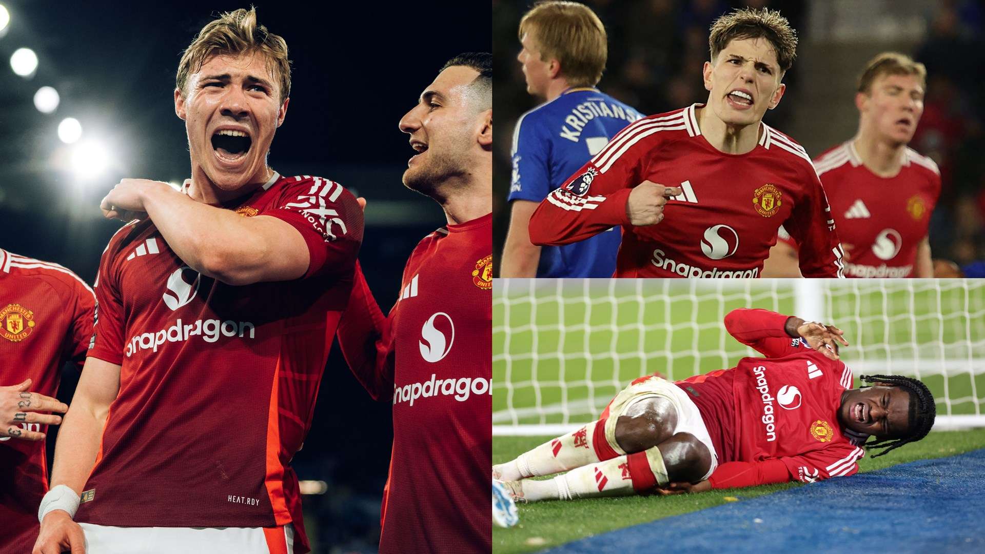 Droughts over! Hojlund & Garnacho on target in easy win  