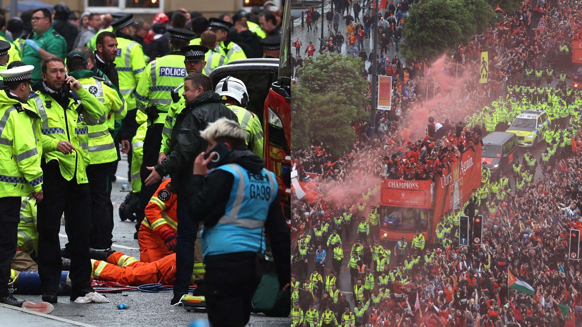 Police arrest man after driving into Liverpool PL parade crowd  
