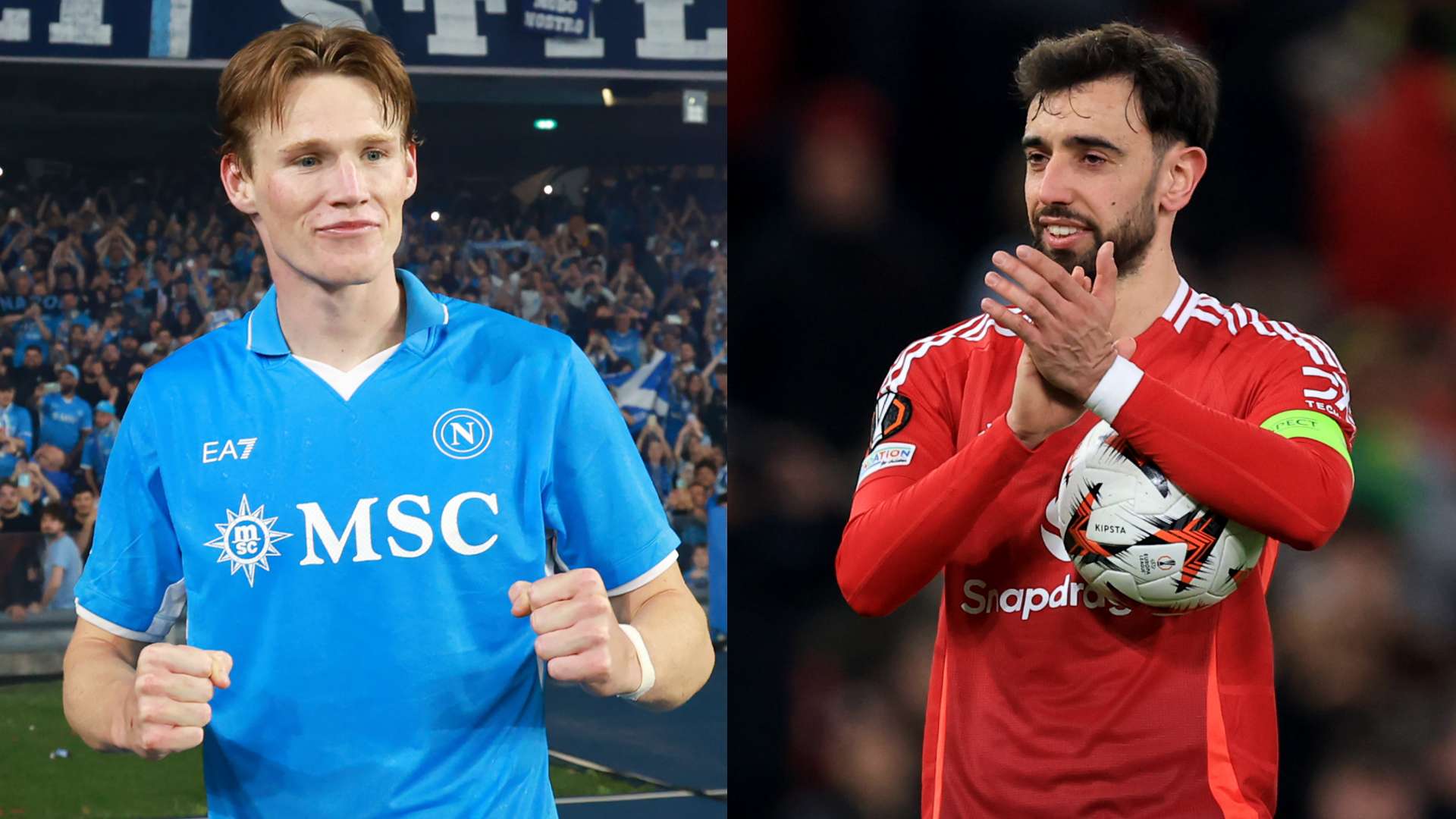 Fernandes sends message to McTominay after Serie A title win  