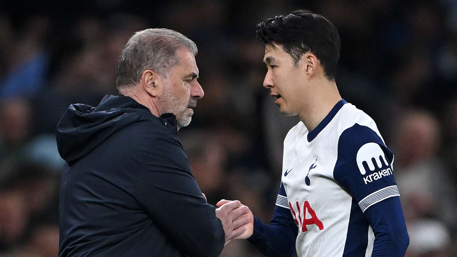 Son sends impassioned message to sacked Tottenham boss Postecoglou  