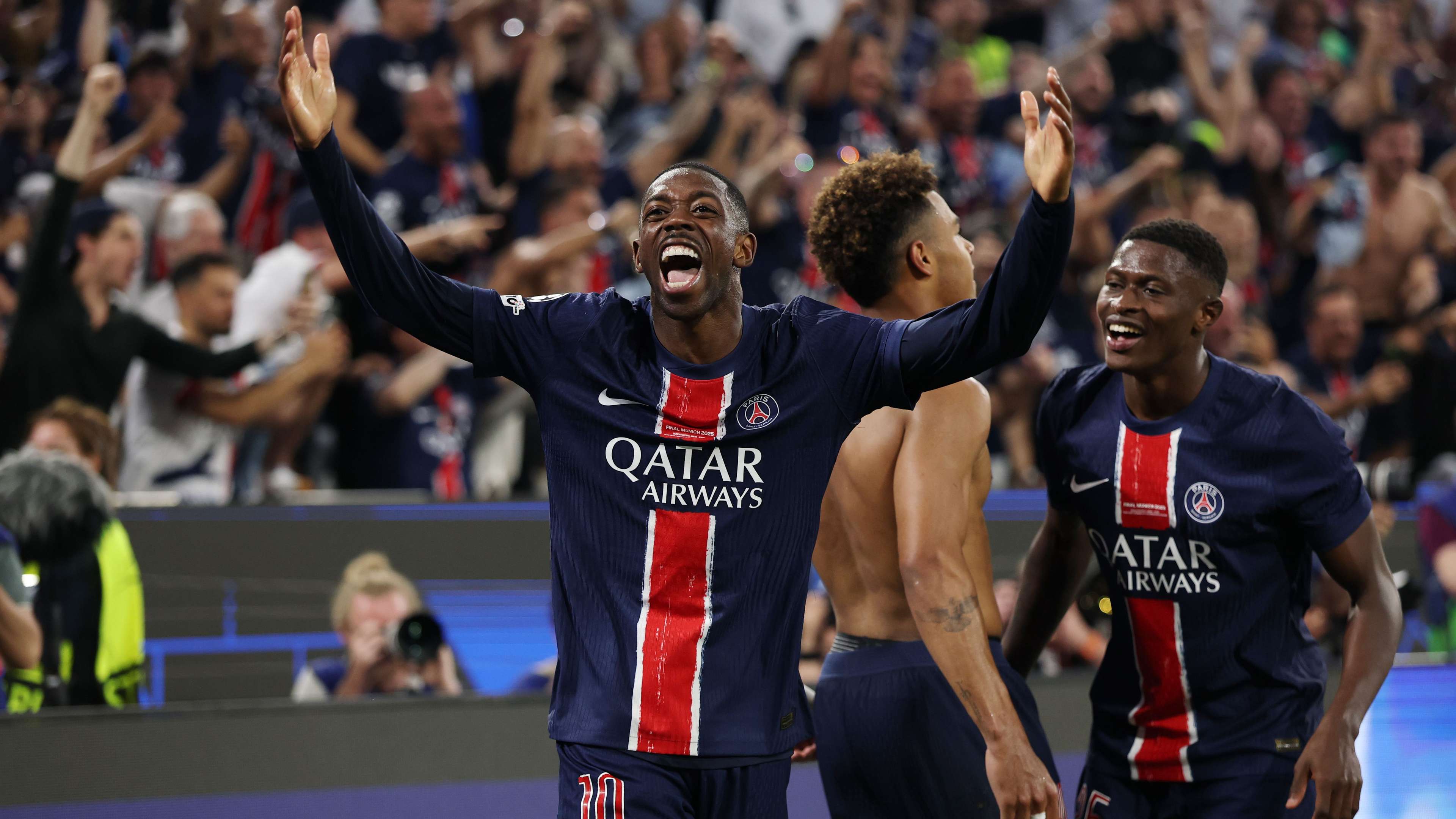 Dembele named UCL Player of the Season as best XI announced  
