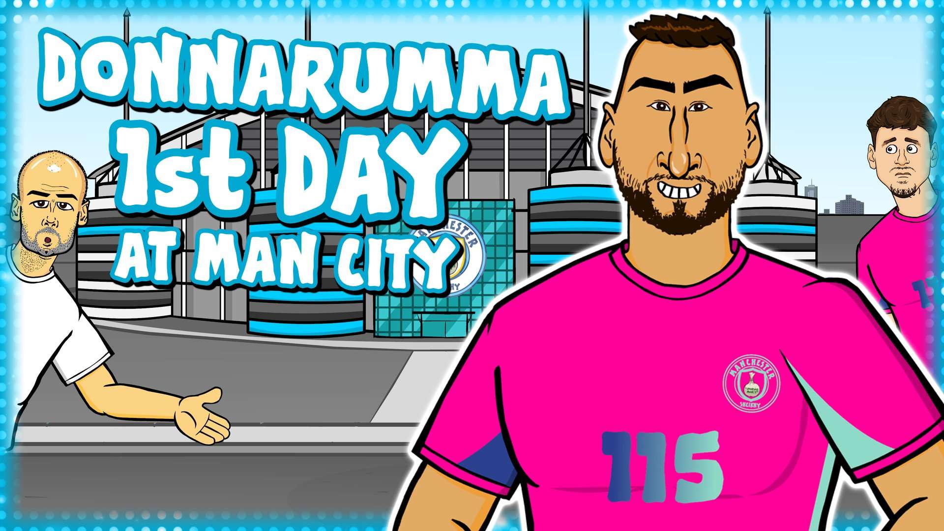 🎥 | Donnarumma brings Trafford to tears on first Man City day  