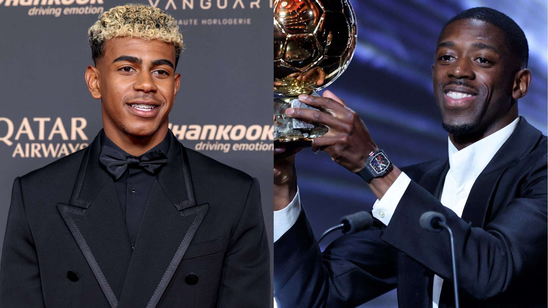 Dembele hails 'wonderful' Yamal after beating Barca rival to Golden Ball  