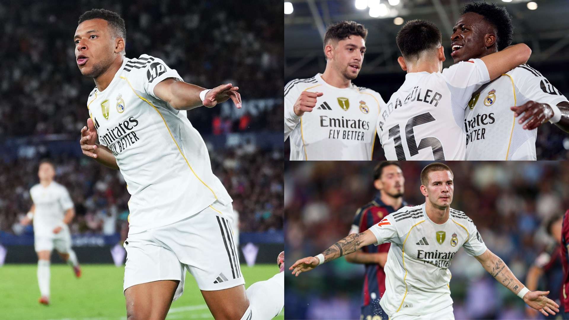 Mbappe double & Vini trivela keep Madrid on perfect start  