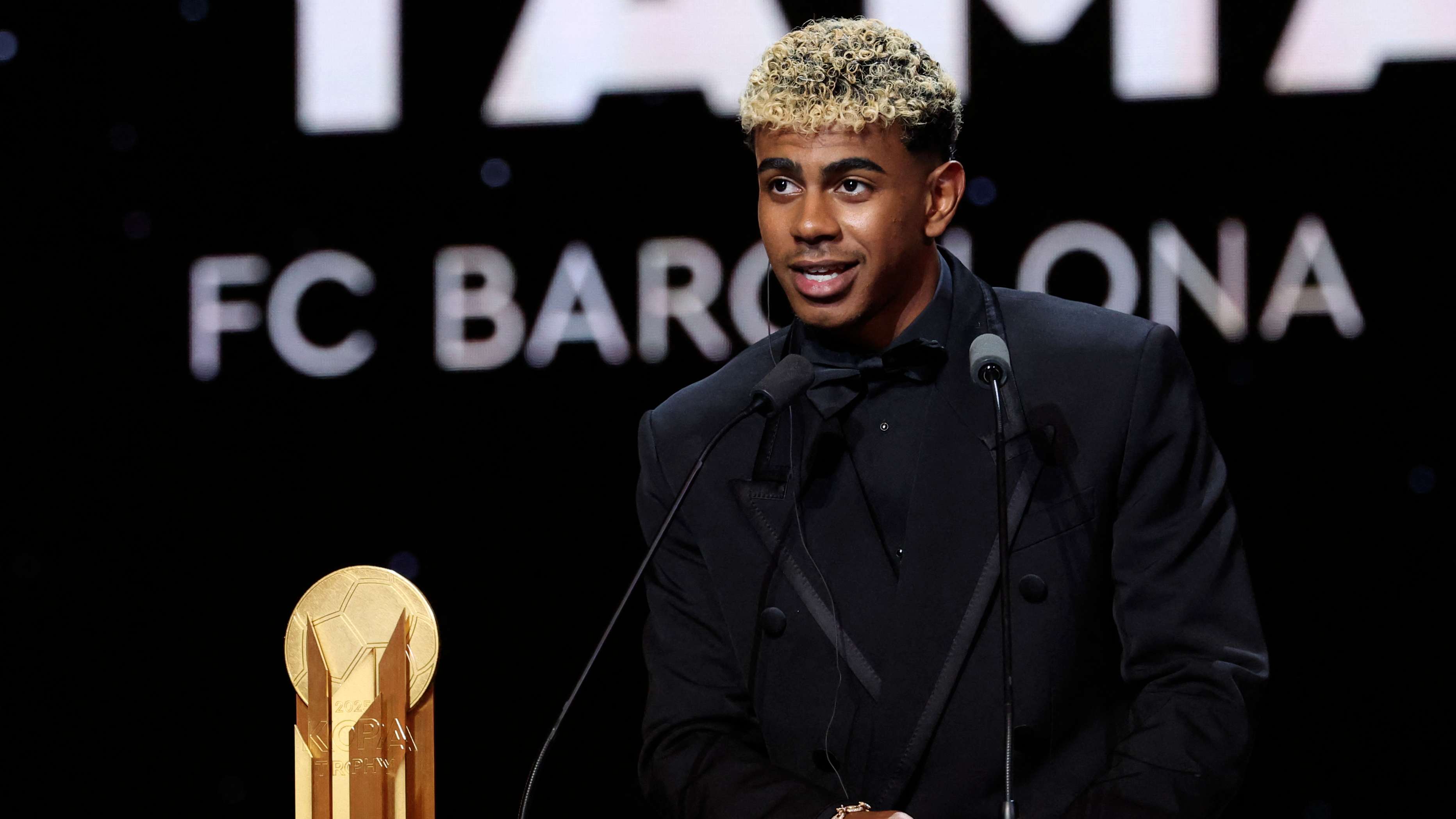 Back-to-back awards for Yamal! Barca star lands Kopa Trophy again  