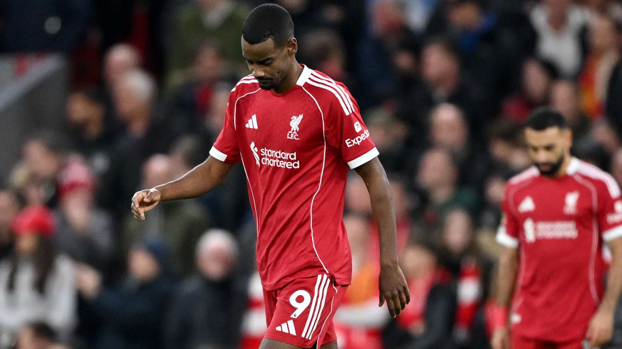 Four starts, four loses! Isak's unwanted Liverpool record  