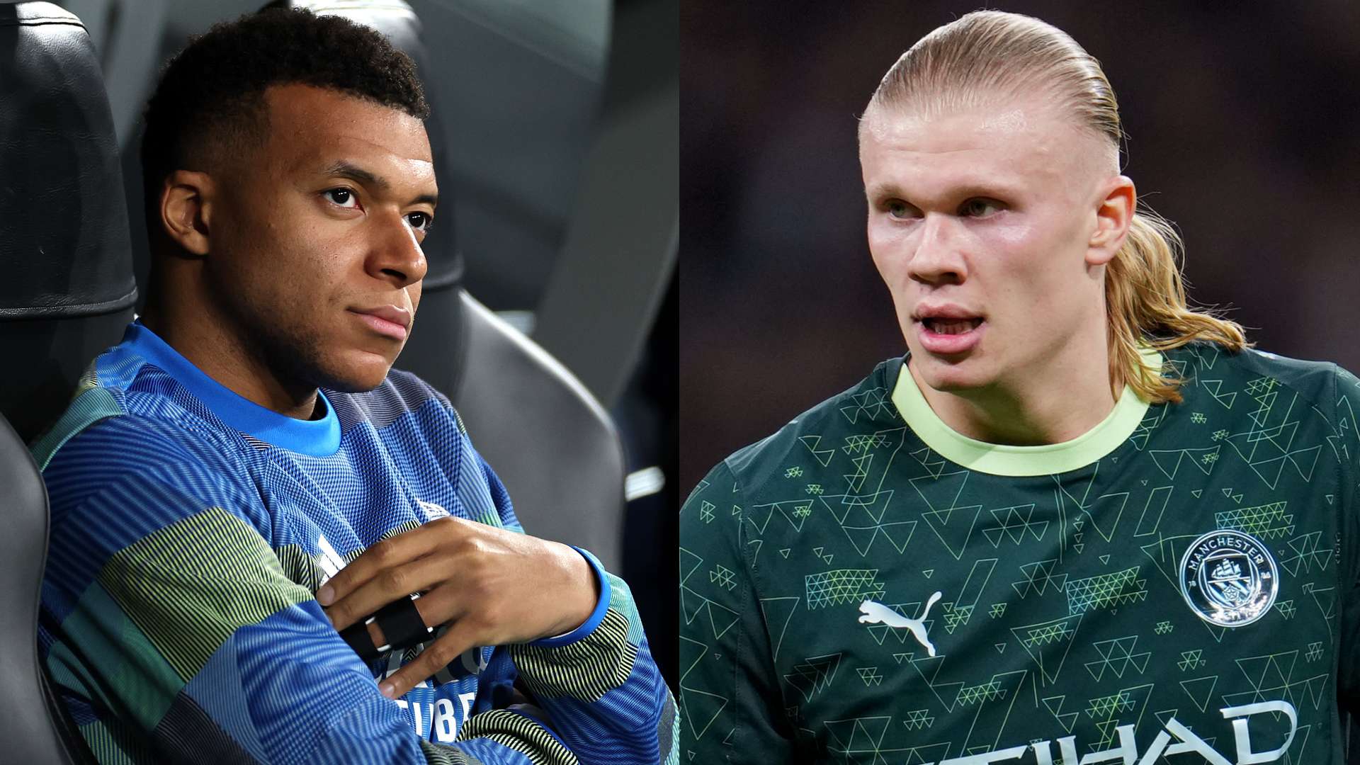 Haaland reveals why City weren't 'happy' with Mbappe absence  
