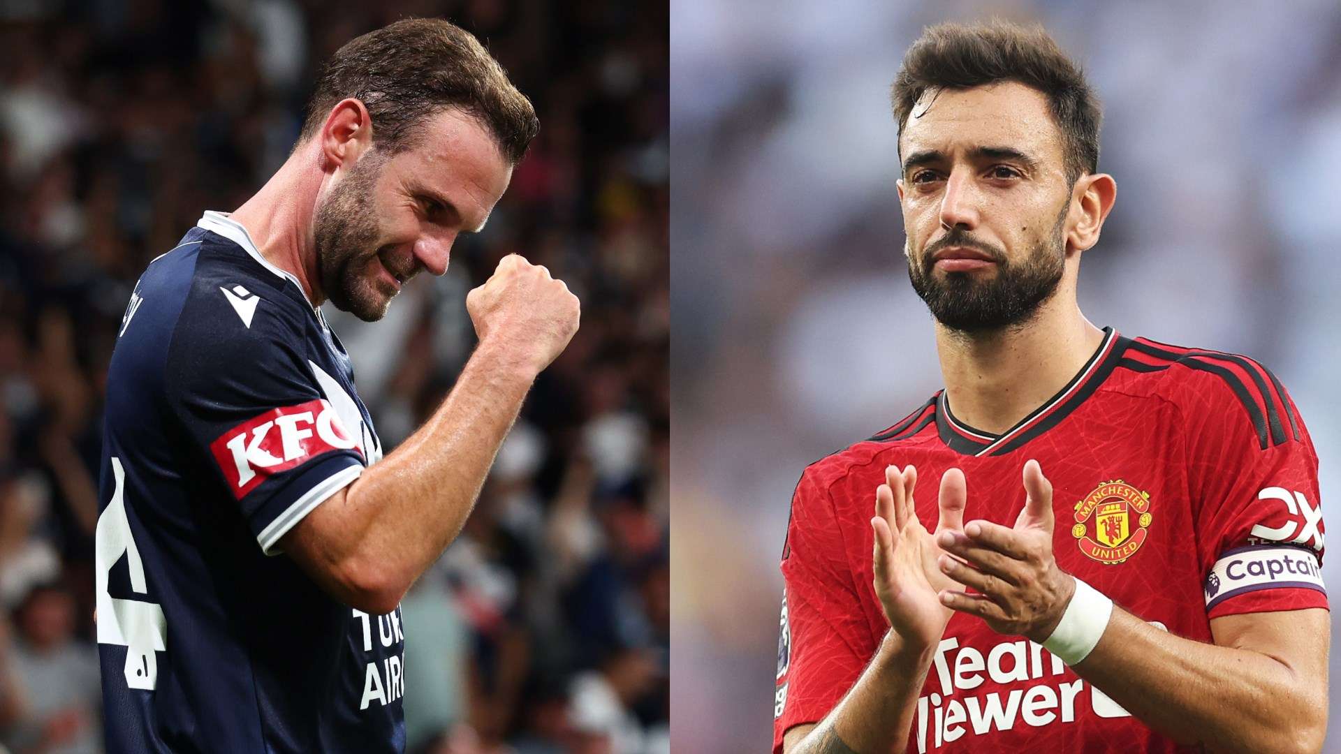 Fernandes and Maguire celebrate ex-Man Utd star's stunning free-kick  