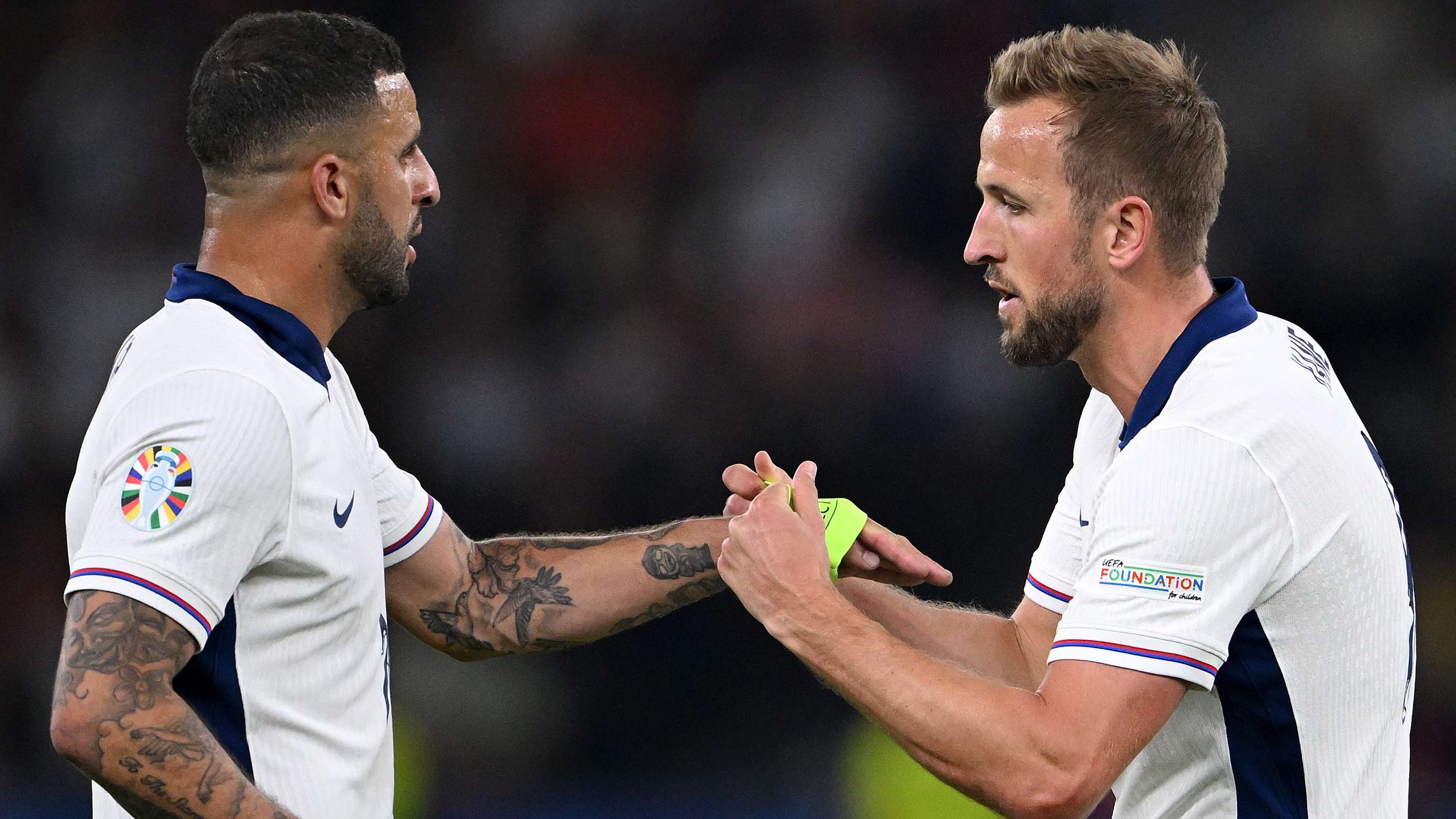 Kane pays emotional tribute as Walker retires from England duty  