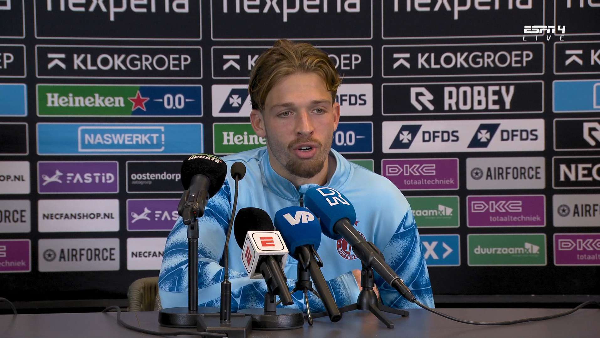 Luciano Valente voiced his frustration after NEC’s match against Feyenoord, calling the outcome “a real disgrace”  