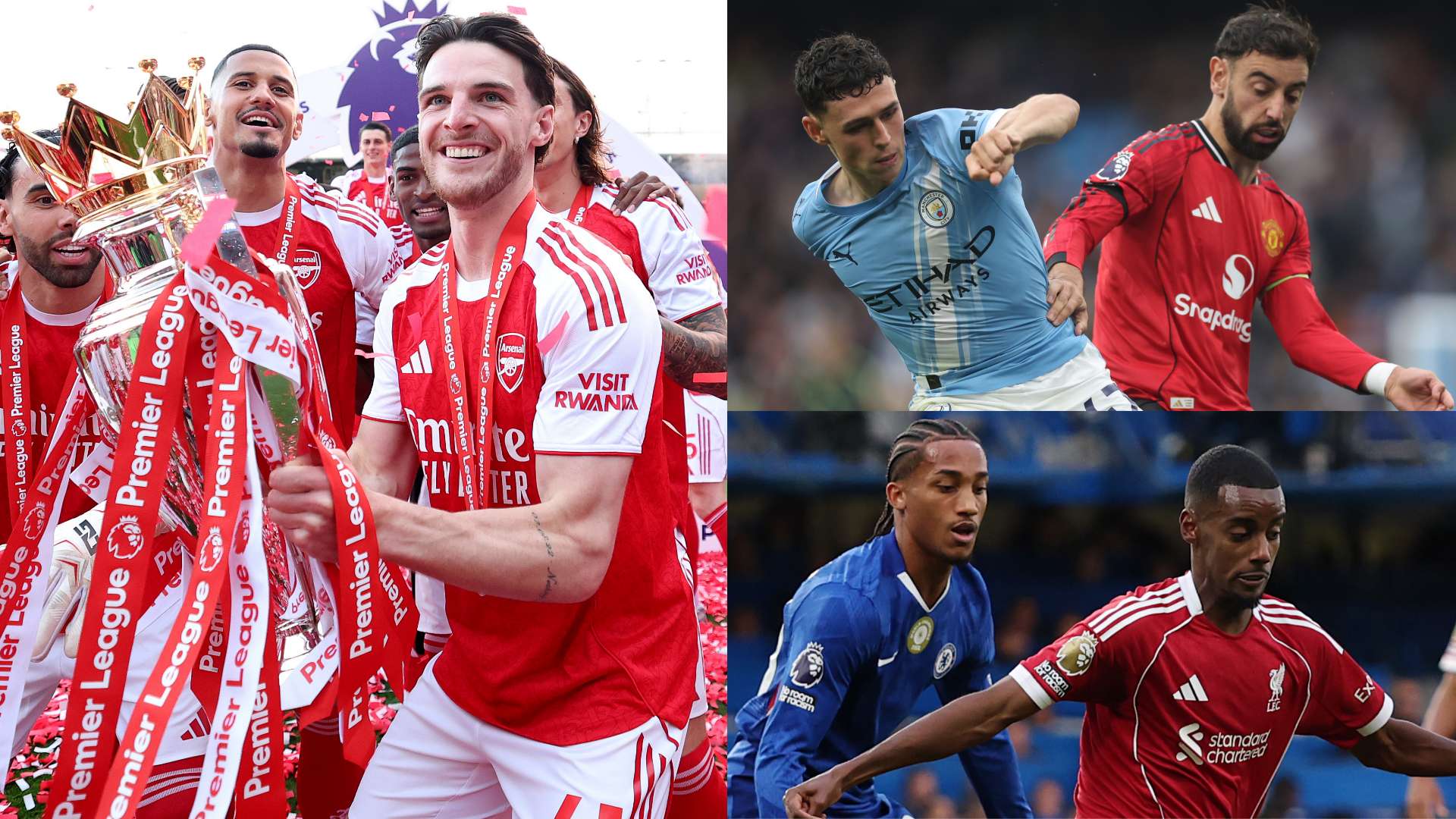 Full EPL fixture lists: Arsenal, Utd, City, Liverpool & Chelsea  