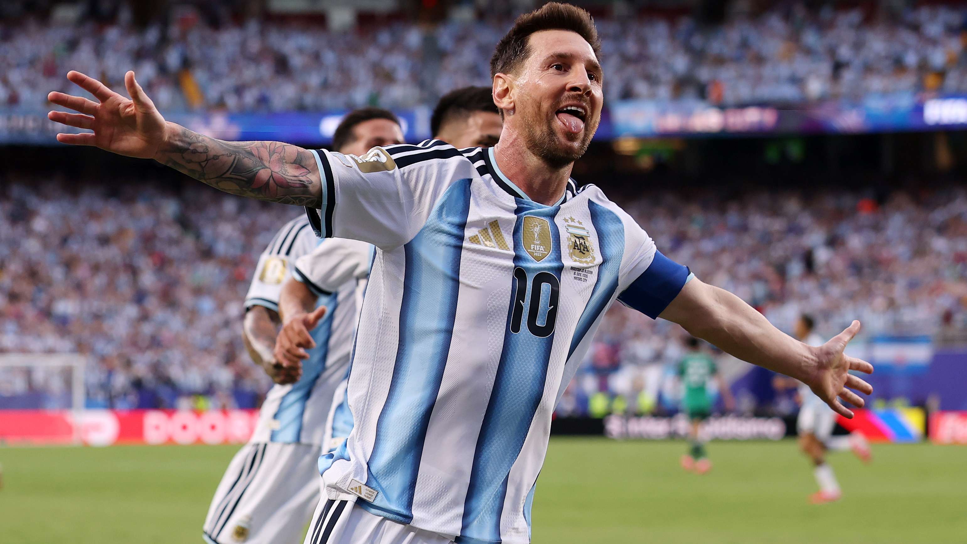 Messi ties all-time WC goals record to kick Argentina's title defence  
